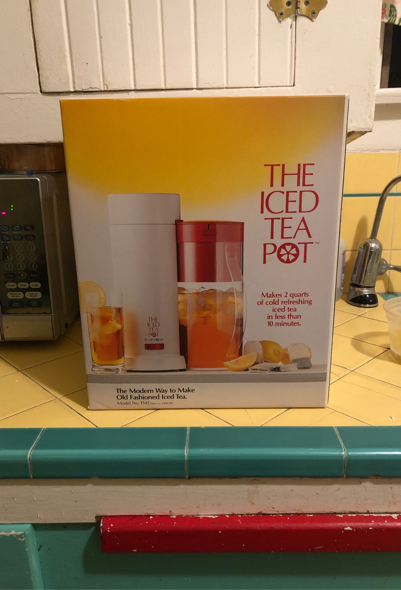 The Iced tea pot new never opened