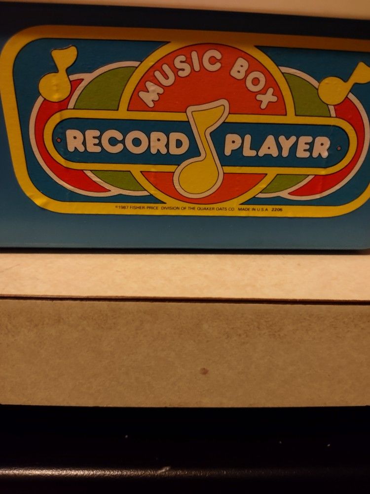 Vintage Fisher Price Record Player
