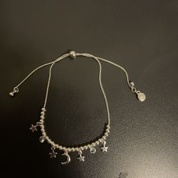 Silver charm bracelet 