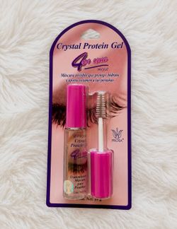 Crystal Protein Gel Clear Lash & Brow Gel with Keratin & Aloe Vera Imported from Mexico