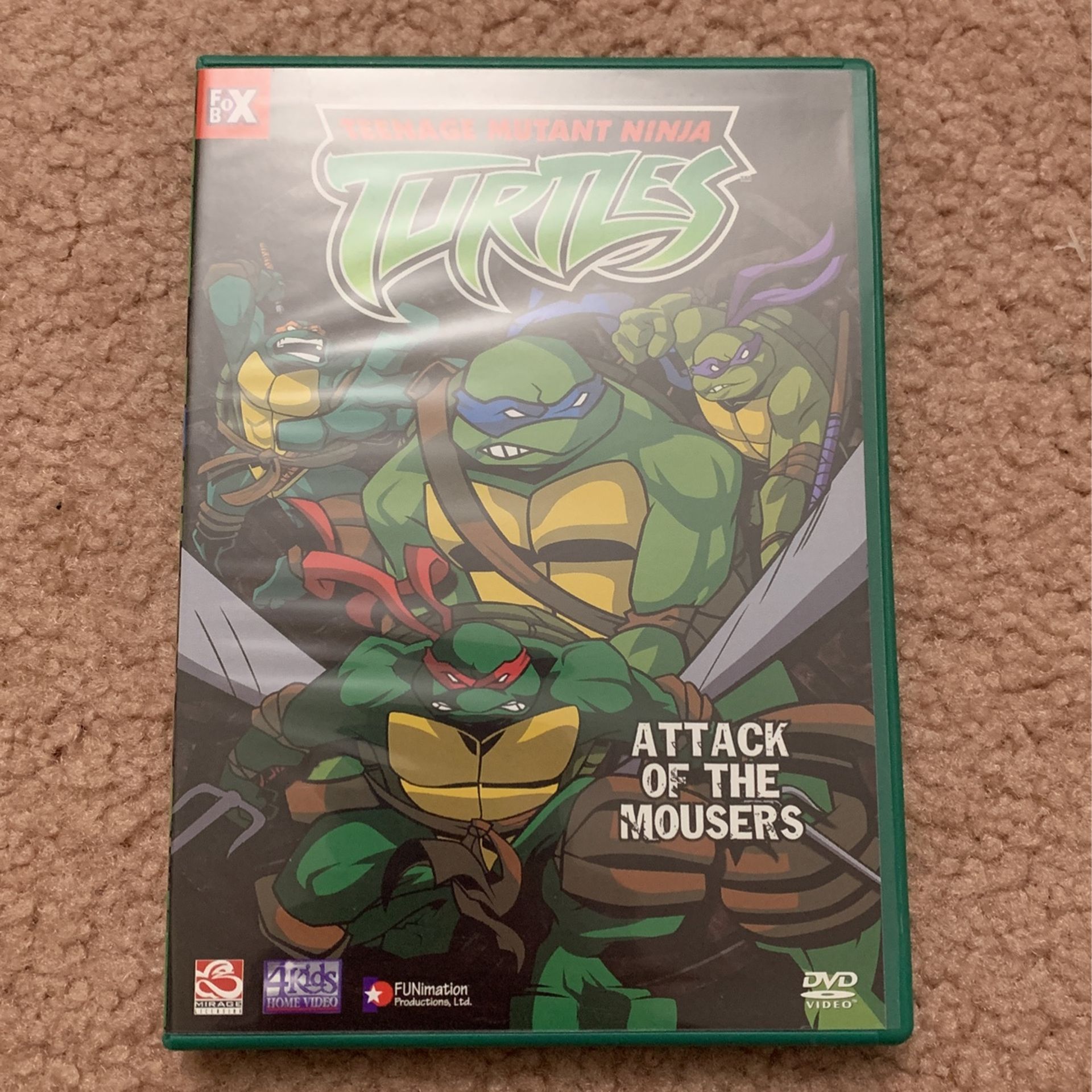 TMNT Attack Of The Mousers DVD Sealed