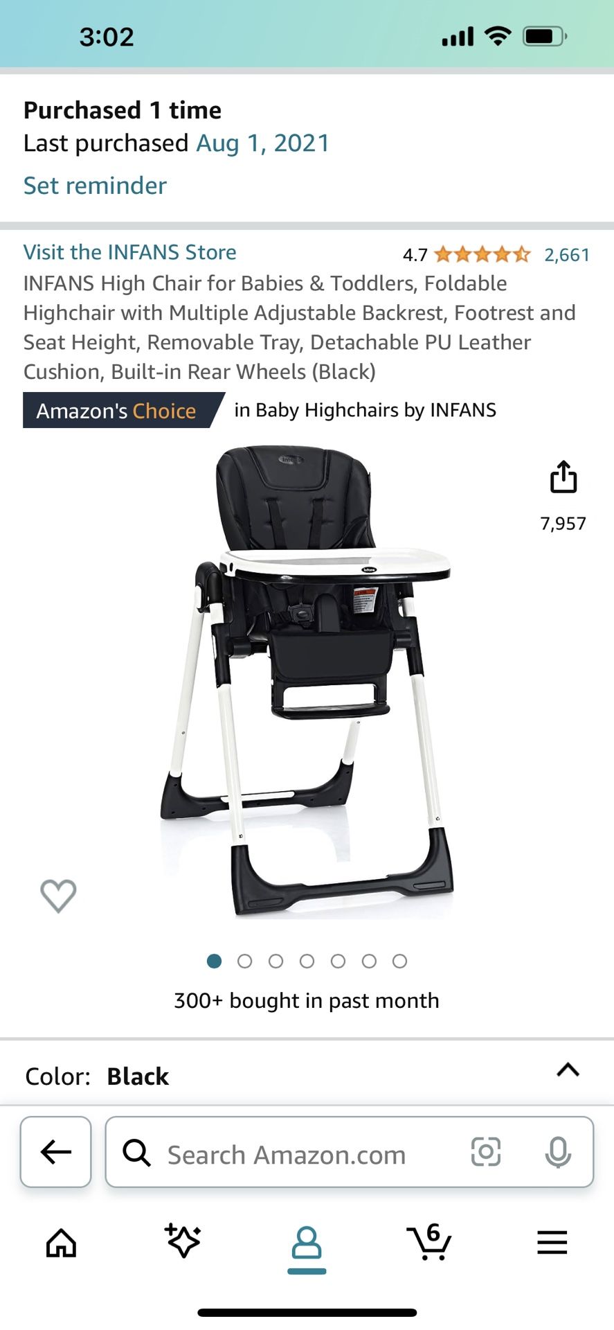 Used Infans High Chair