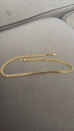 18k gold plated mens chain 15 grams