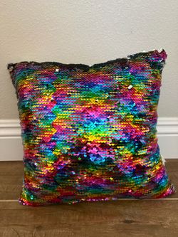 Multi Colored Mermaid Pillow