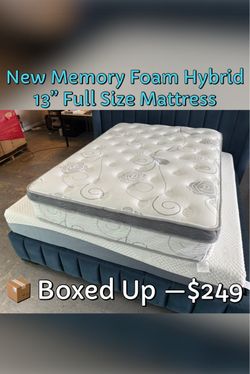 New Memory Foam Hybrid 13" Full Size Mattress