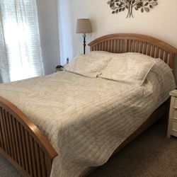 Bed Frame And Chest Of Drawers