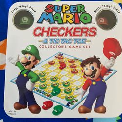 Super Mario Checkers Board Game