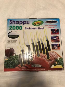 SHAPPU 2000 Stainless steel nife set.