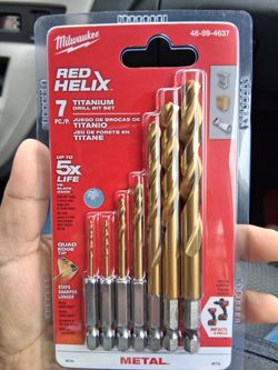Milwaukee 7pc Drill Bit Set