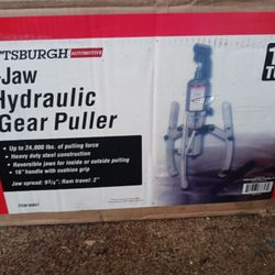 Pittsburgh 3 Jaw Hydraulic Gear Puller 12 Ton