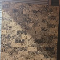 Marble/Granite-top coffee/accent table with storage