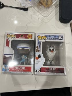 Pop Action Figures Olaf And Frozone