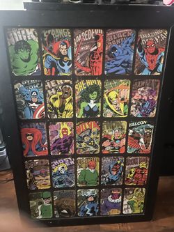 1991 Marvel Comic Picture Frame
