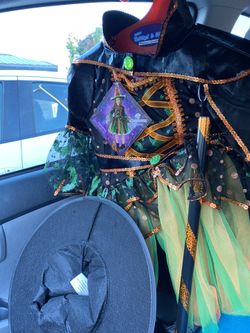 Girls witch Costume