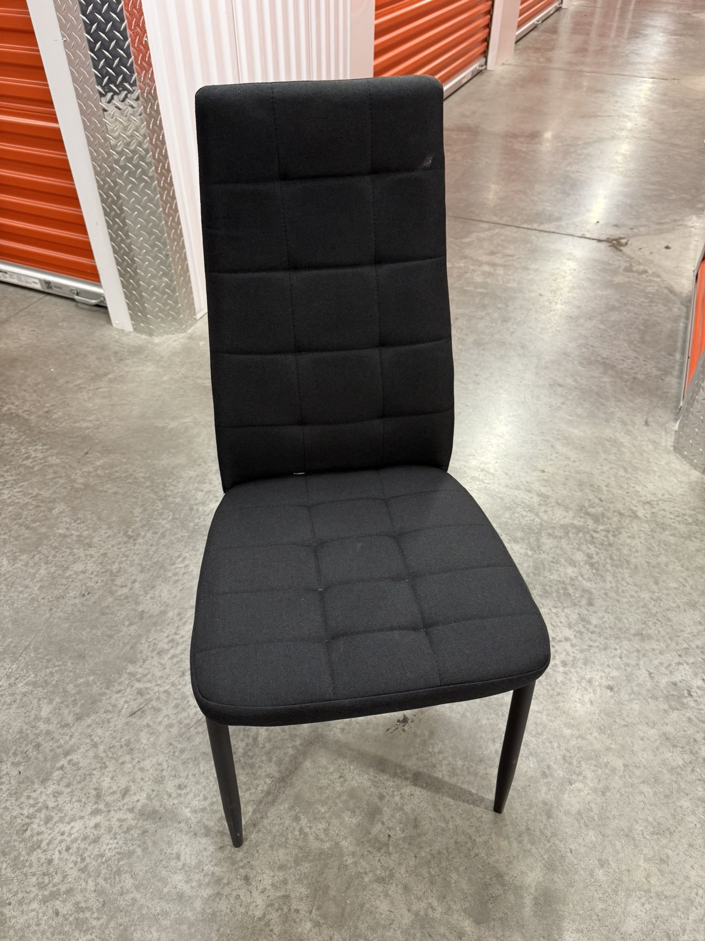 Set of 4 Black Dining Chairs
