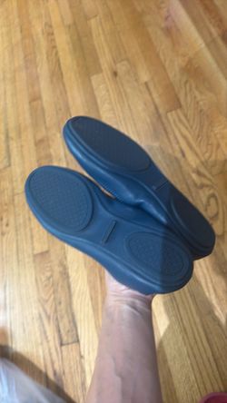Tory Burch Navy Blue Slip-On Shoes
