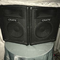 Crate PA Speakers