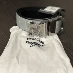 MCM Visetos Claus Epoxy M Reversible Belt