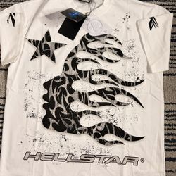 Hellstar White Tee Shirt Made In Paradise 