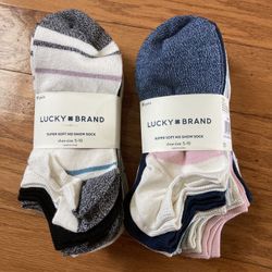 NWT Lucky Brand Ladies Super Soft No Show Socks 20 Pairs 