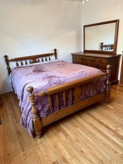 Vintage Solid Cherry Bedroom Set