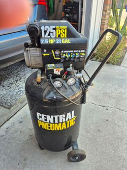 Central pneumatic air compressor