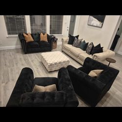 Couch, Love Seat, 2 Chairs and Ottoman!