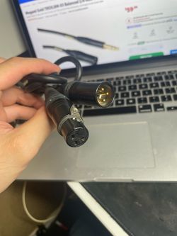 6ft Mogami Gold Microphone cable