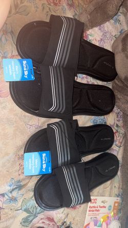 Men memory foam sandals