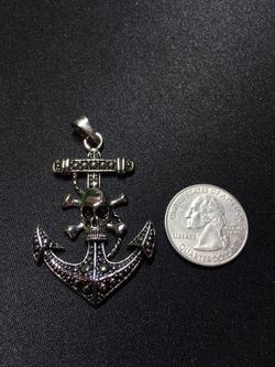 Skull Anchor stainless steel pendants