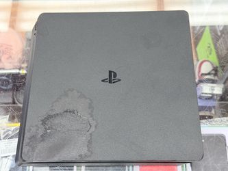 Sony PlayStation 4 PS4 Slim 1TB Console Black w/ Power & HDMI Cables No Controller