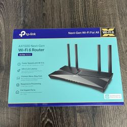 TP-Link Archer AX1500 WiFi 6 Wireless Router