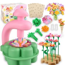 Fabric Flower Bouquets Toys, DIY Craft Kits Toys for Kids, Educational Arts & Crafts Toy, Build Your Own Flowers, DIY Creative Activity Christmas Birt
