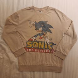 Sonic Hedgehog Sweatshirt Size Youth L 