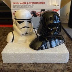 Star Wars Vader & Storm Trooper Salt and Pepper Shaker