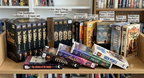 Classic, Action, Drama & Collector VHS Tapes – Pick Any – From $5