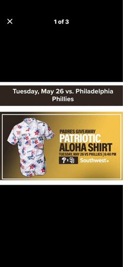 Padres aloha shirt giveaway