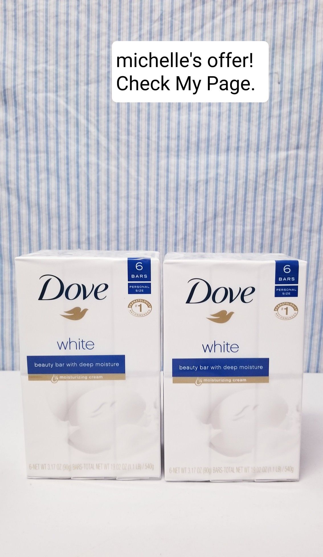 ****SOLD****Dove beauty bar/ Deep moisture 6ct set