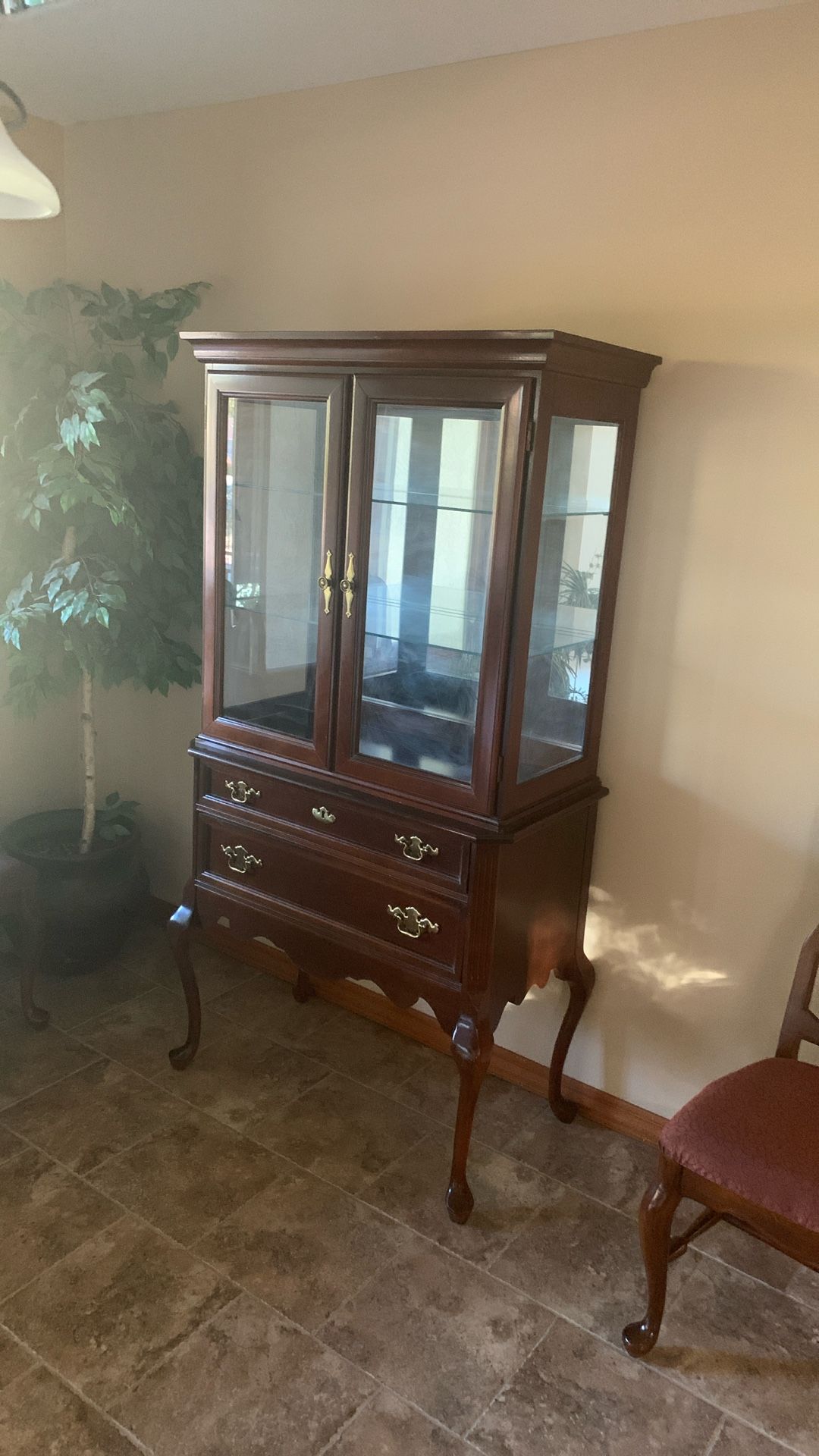 Bassett Dining Table Chairs And Hi Boy All Cherry