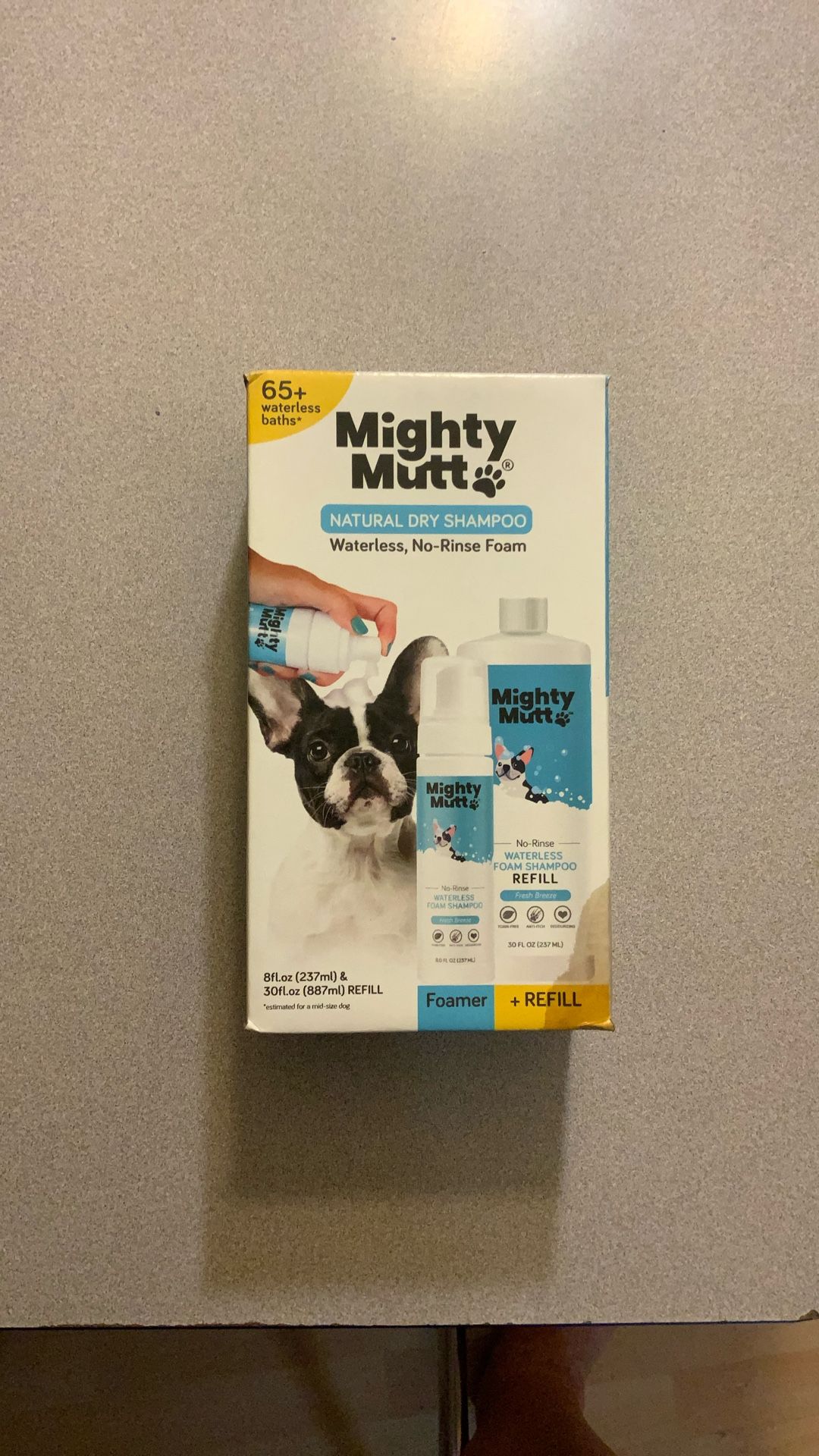 Mighty Mutt, Natural Dry Shampoo