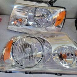 04-08 Ford F150 06-08 Lincoln Mark Lt Headlights Luces Micas Calaveras Faros Faroles Focos Headlamps 