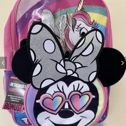 Disney Minnie Backpack and Lunch Bag Set, Brand NEW! Porch Pickup or Can Ship! 