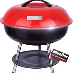 Mueller-BBQ Buddy, 14 Inch Portable Charcoal-Grill, Lightweight-Grill