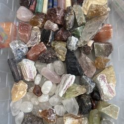💎 83-Piece Healing Crystal Set – Raw, Polished & Towers – Great Variety!