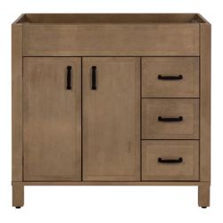 Home Decorators Collection Winsome 36 in. Bath Vanity Cabinet without Top in Sand