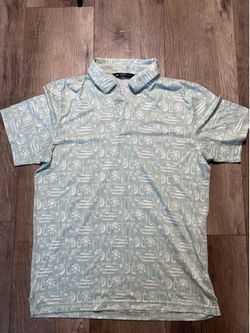 Travis Mathew Featherweight Cabana Polo Men’s Golf Shirt Large