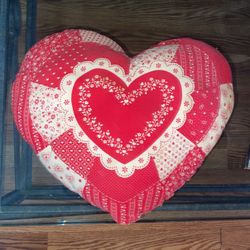 Vintage Heart Shaped Pillow