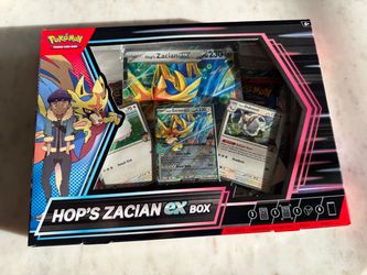 HOP'S ZACIAN EX BOX pokemon sealed pack