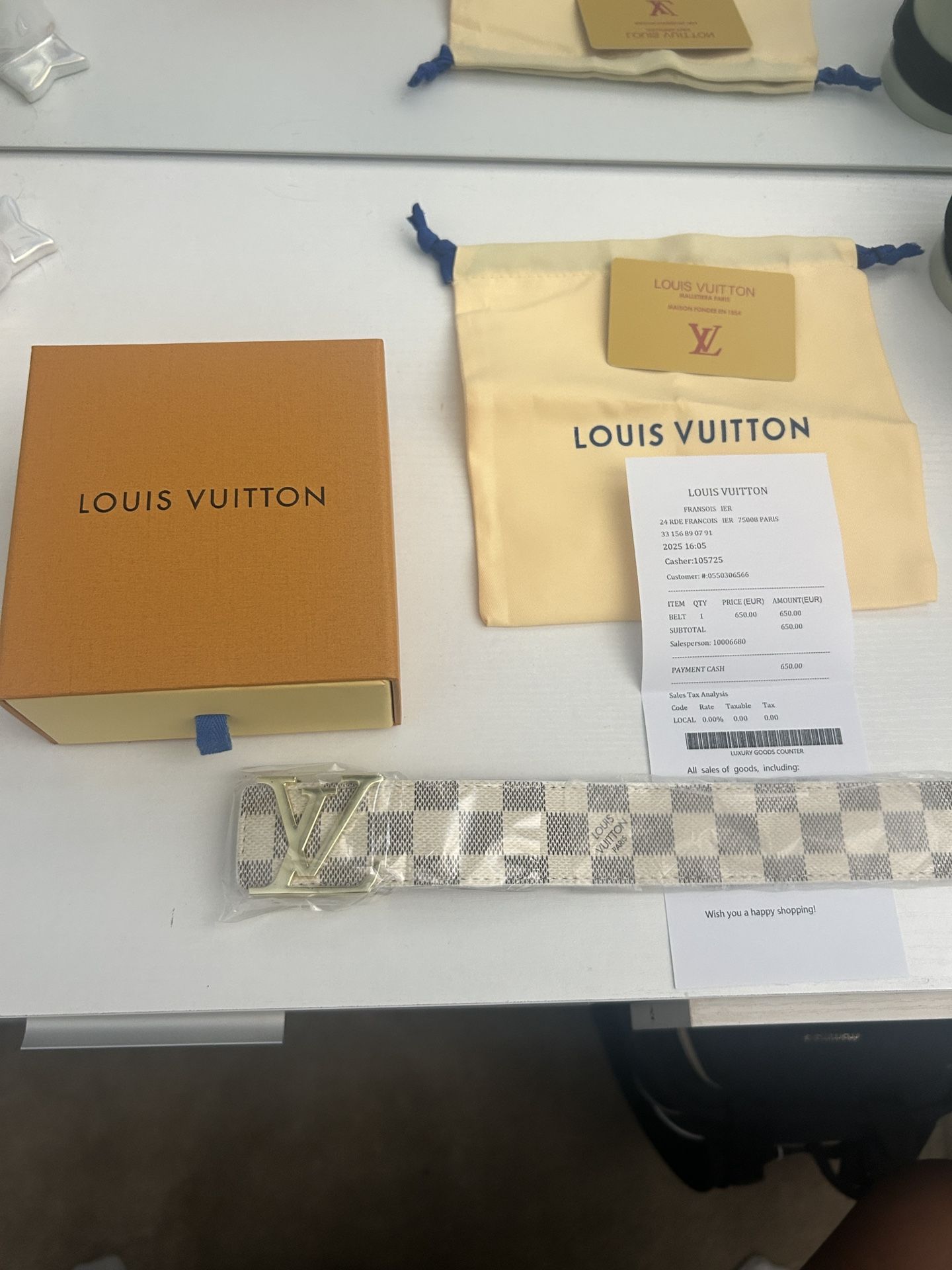 Men’s LV Belt