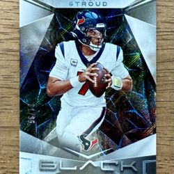 2024 Panini Black CJ STROUD #42 Sapphire SSP /35 Houston Texans